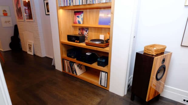 Prospect Heights Townhouse Turntable and Centralized Audio Components