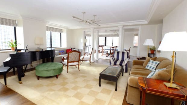 Upper East Side Apartment: Living Room