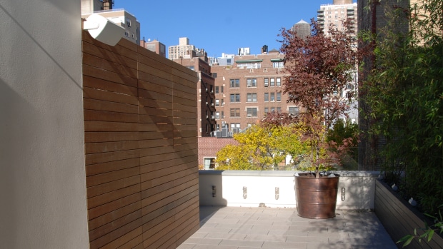 Upper East Side Manhattan Townhouse: Rooftop Garden